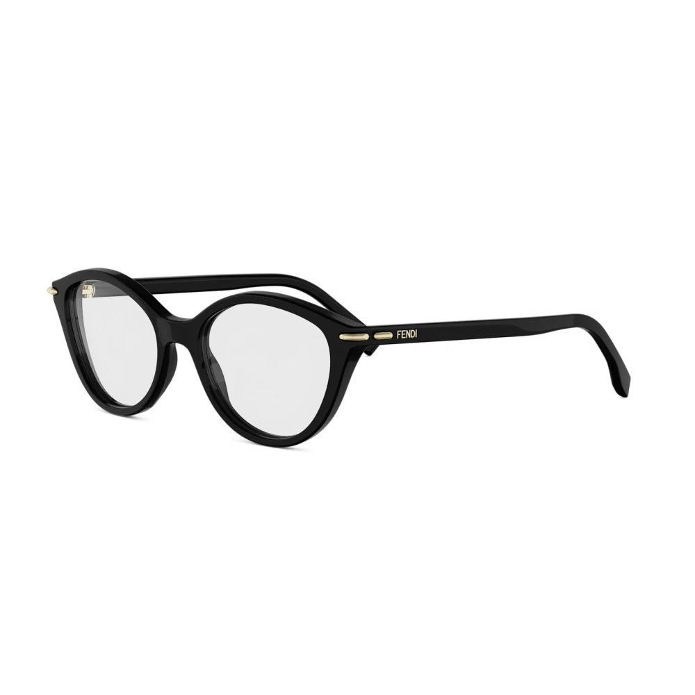 Fendi Women's Black Glasses, 53 Mm, Cat Eye Eyeglasses