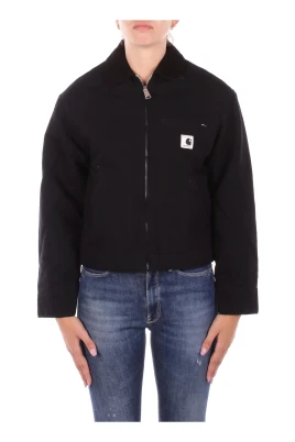Svart Logo Front Zip Kappa
