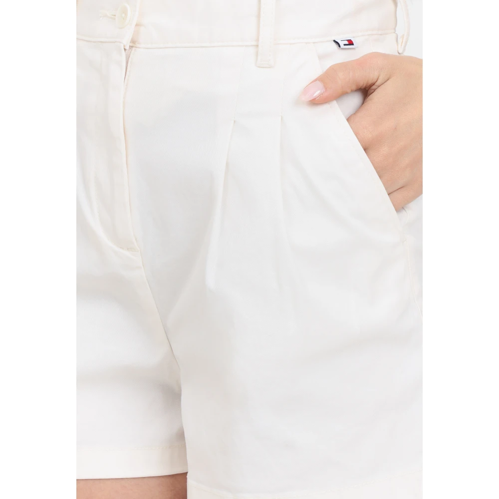 Tommy Jeans Shorts White Dames