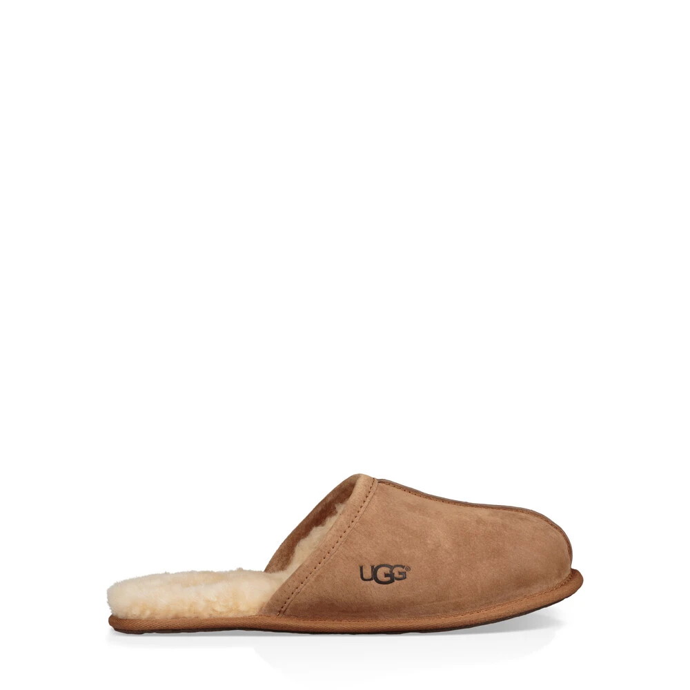 Ugg Brown Slippers, Male, 11 Uk, Scuff Slipper Chestnut