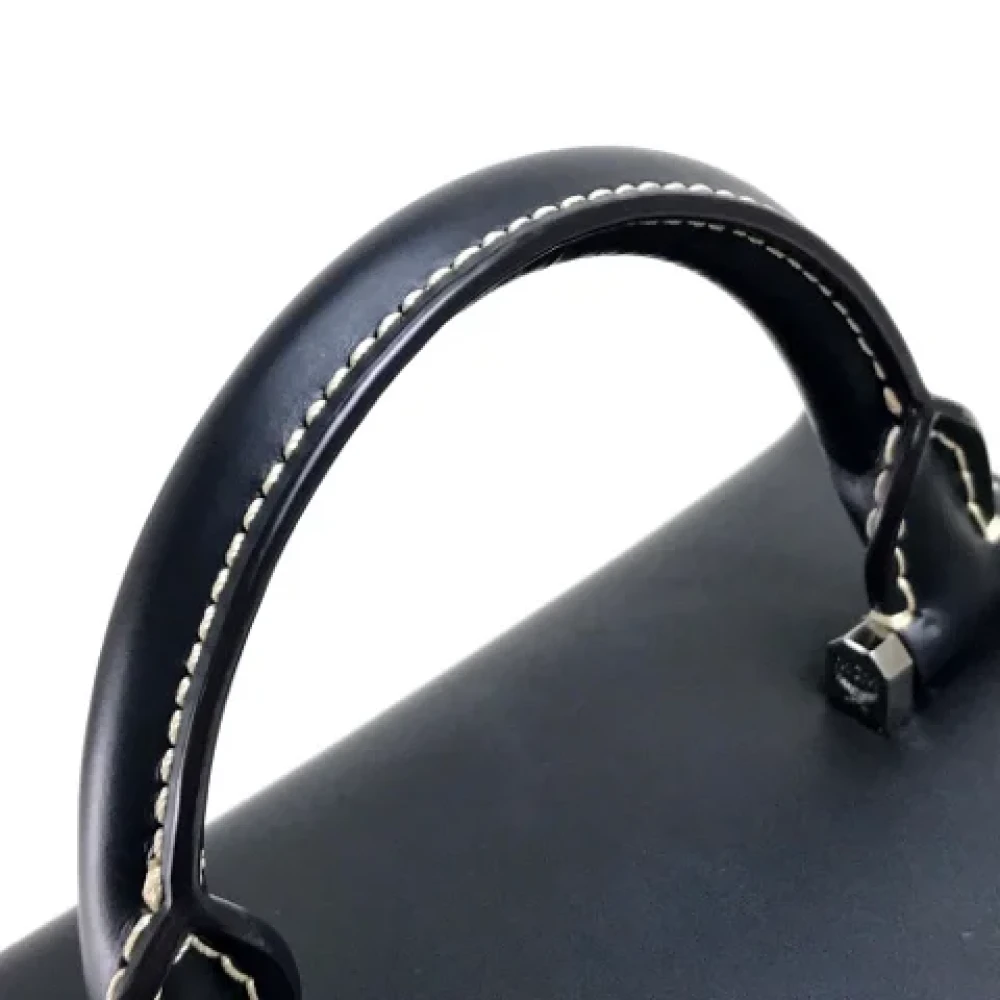 MCM Pre-owned Fabric shoulder-bags Black Dames