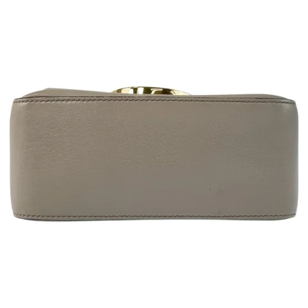 Salvatore Ferragamo Pre-owned Leather shoulder-bags Gray Dames