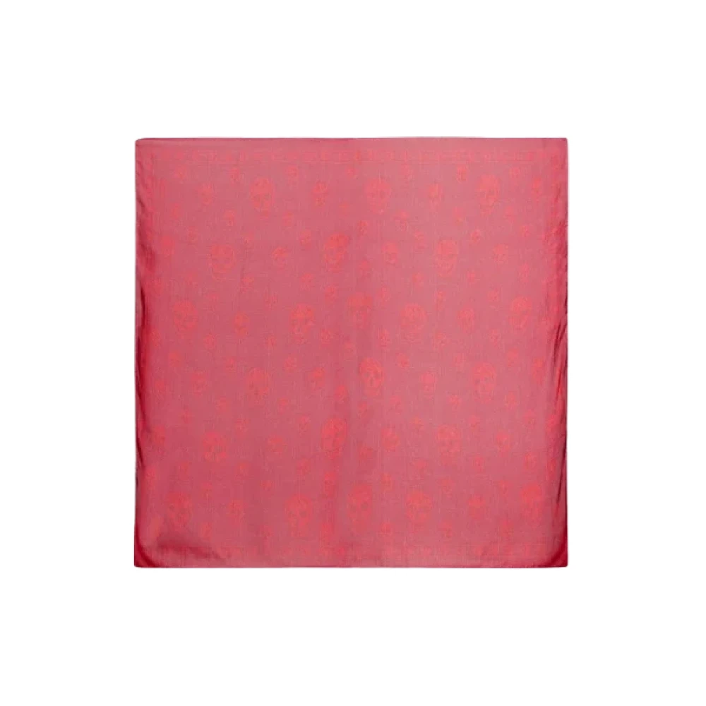 Alexander mcqueen Fabric scarves Red Dames