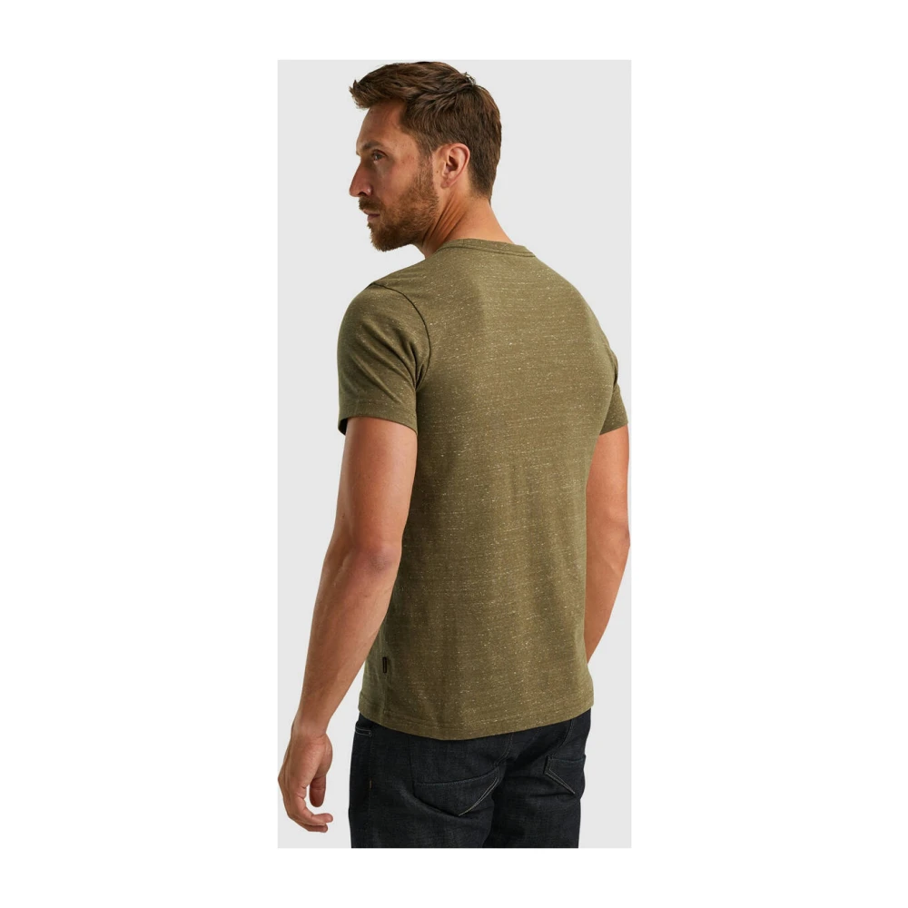 PME Legend Gemêleerd Jersey Korte Mouw T-shirt Brown Heren