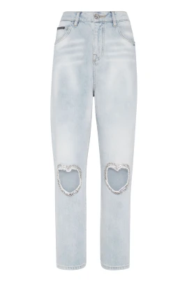 Denimbyxor Loose Fit Heart