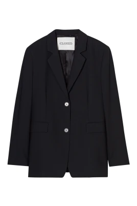 Svarta Blazers Elegant Stil