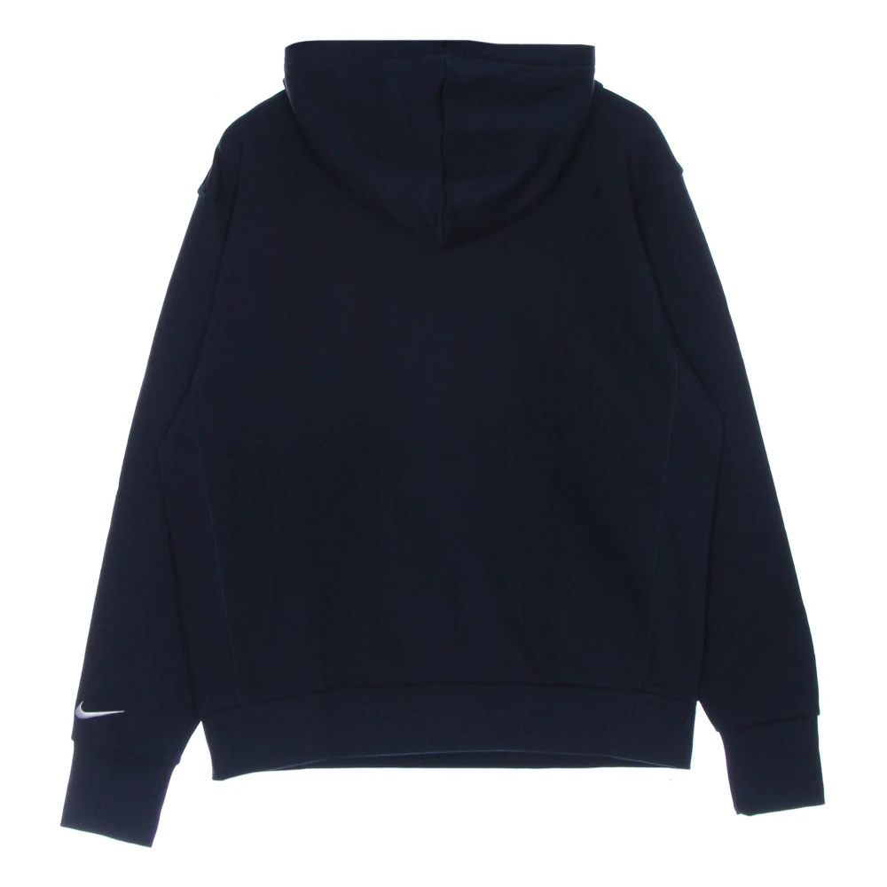 Nike Fleece Pullover Hoodie Blue Heren