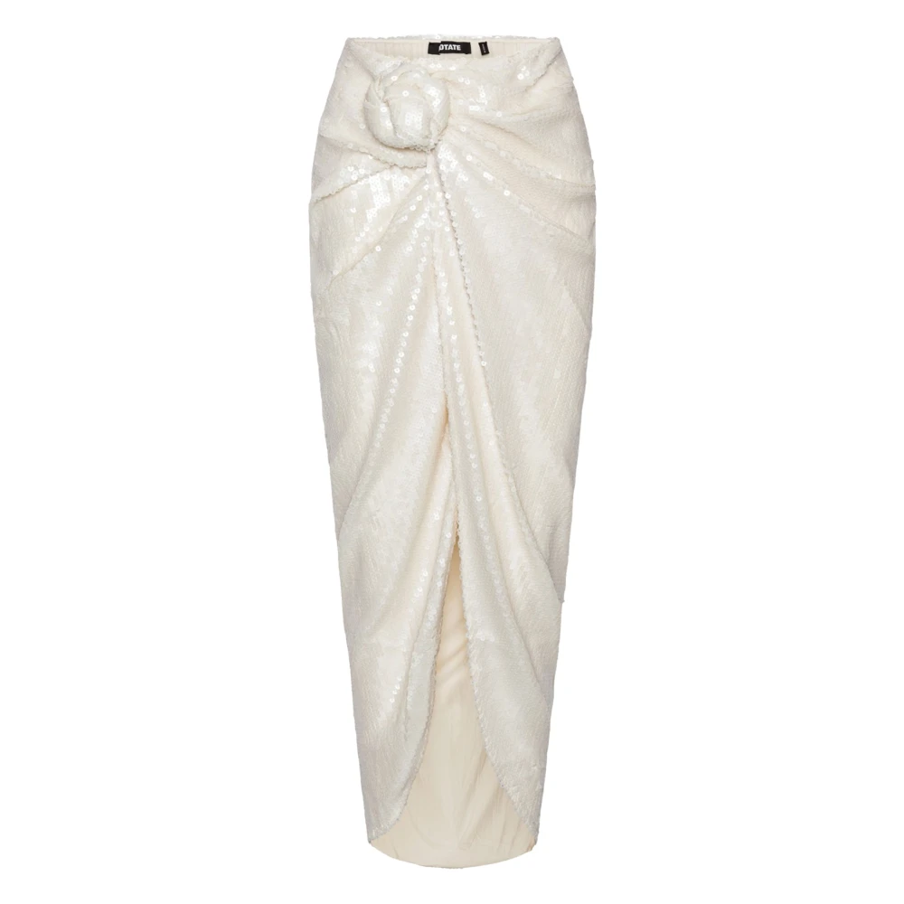 Rotate Birger Christensen Donna Bianco Gonne, S, New,