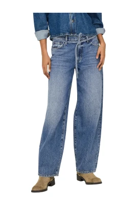 Straight Dot Denim Jeans