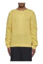 yellow-mohair-blend-sweater-with-pleats