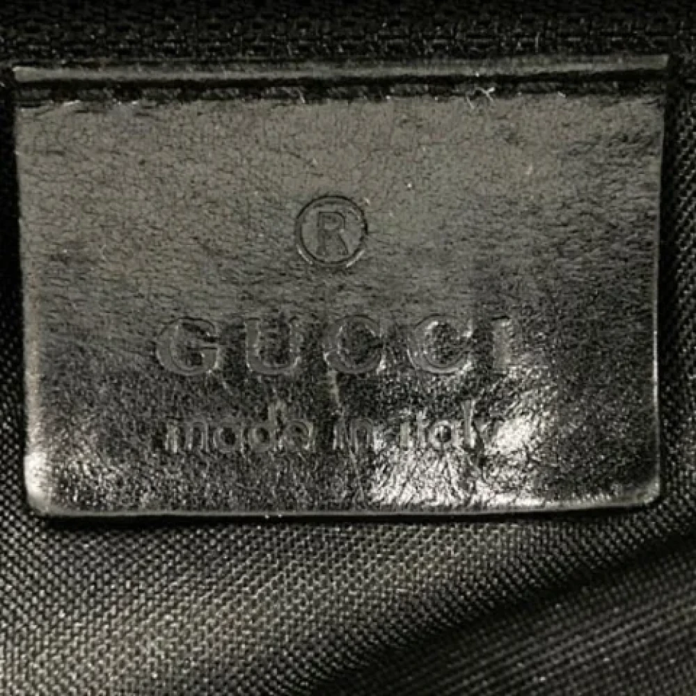 Gucci Vintage Pre-owned Nylon backpacks Black Heren