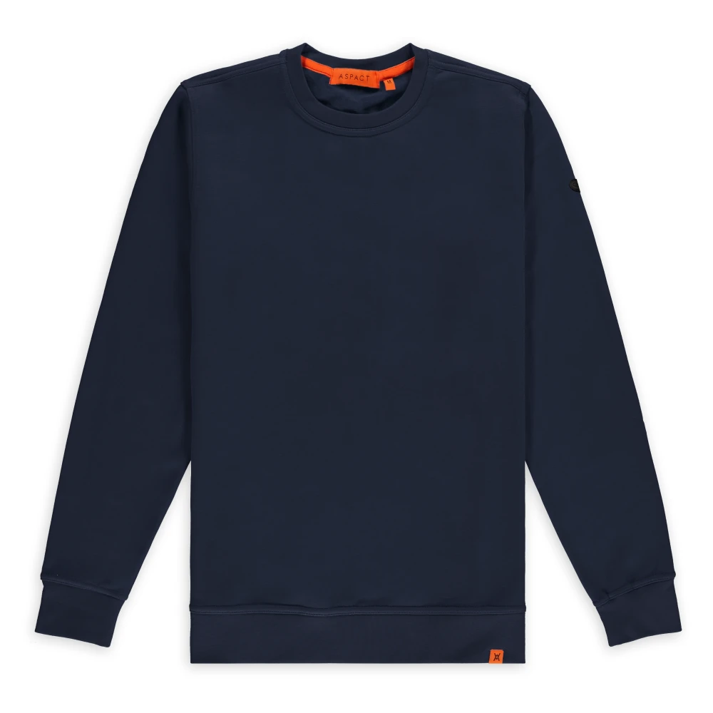 Aspact Goos Crewneck Blue Heren