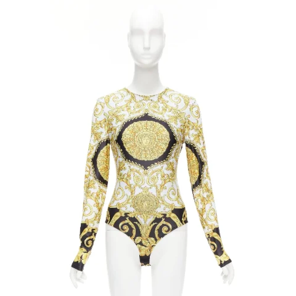 Versace Pre-owned Fabric tops Yellow Dames