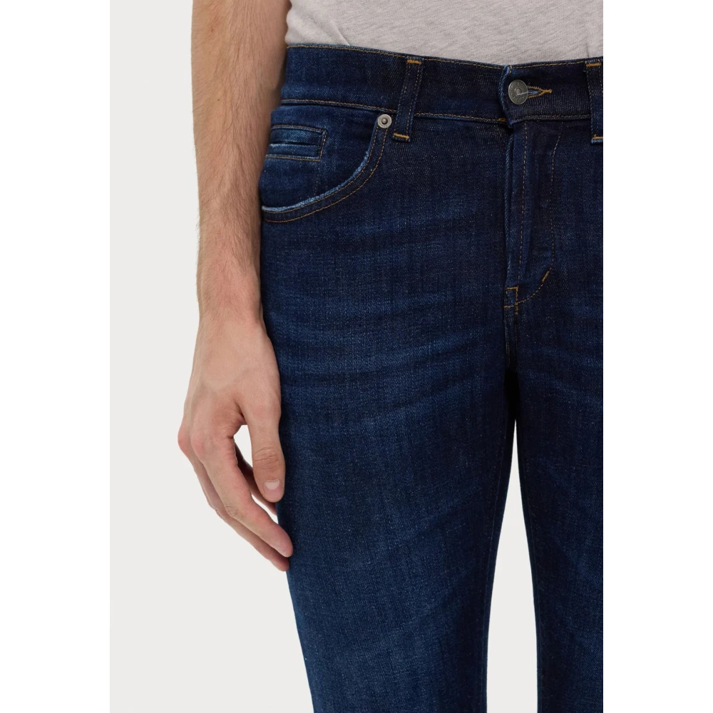 Dondup Slim Fit Donkerblauwe Jeans Blue Heren