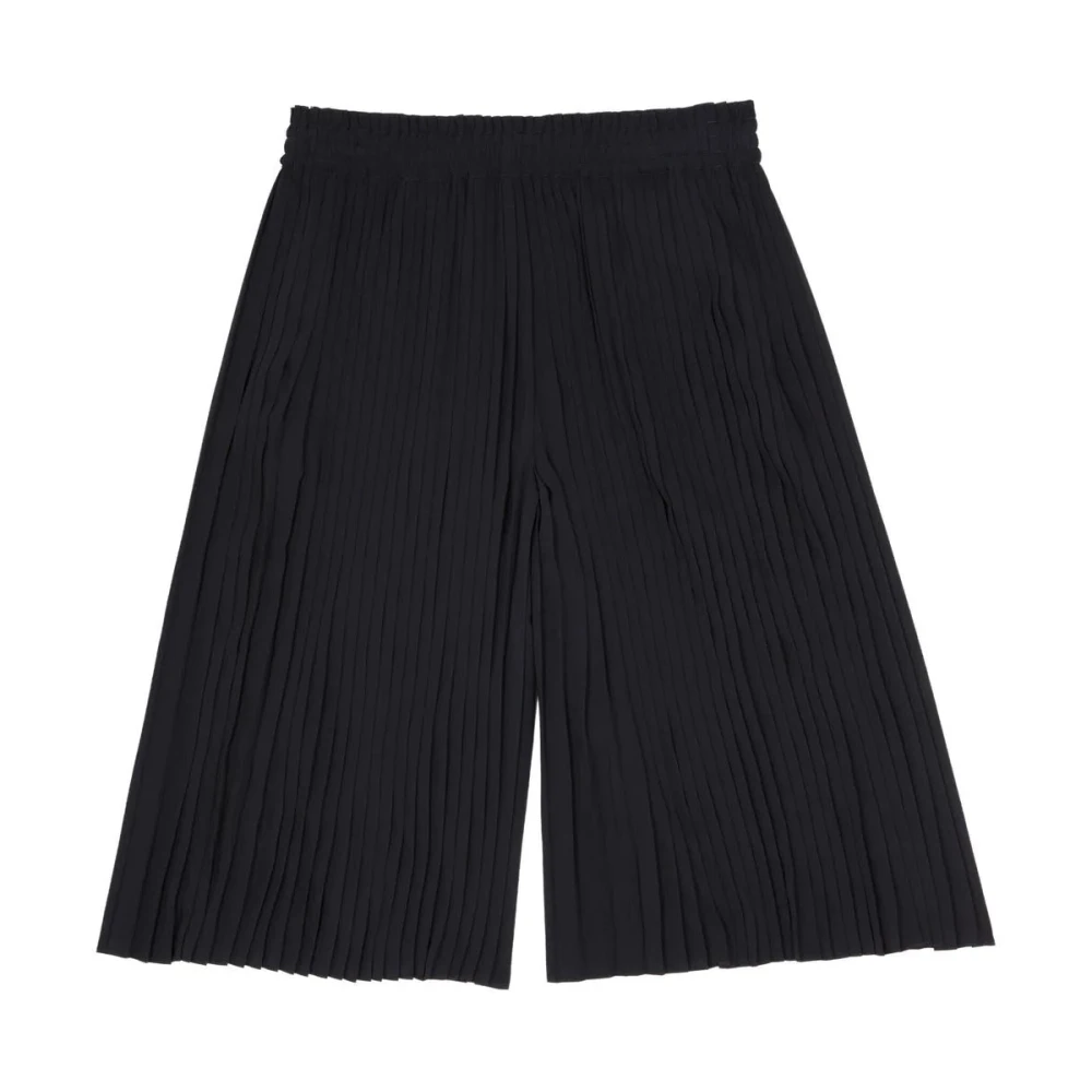 MM6 Maison Margiela Zwarte Casual Polyester Shorts Black Dames