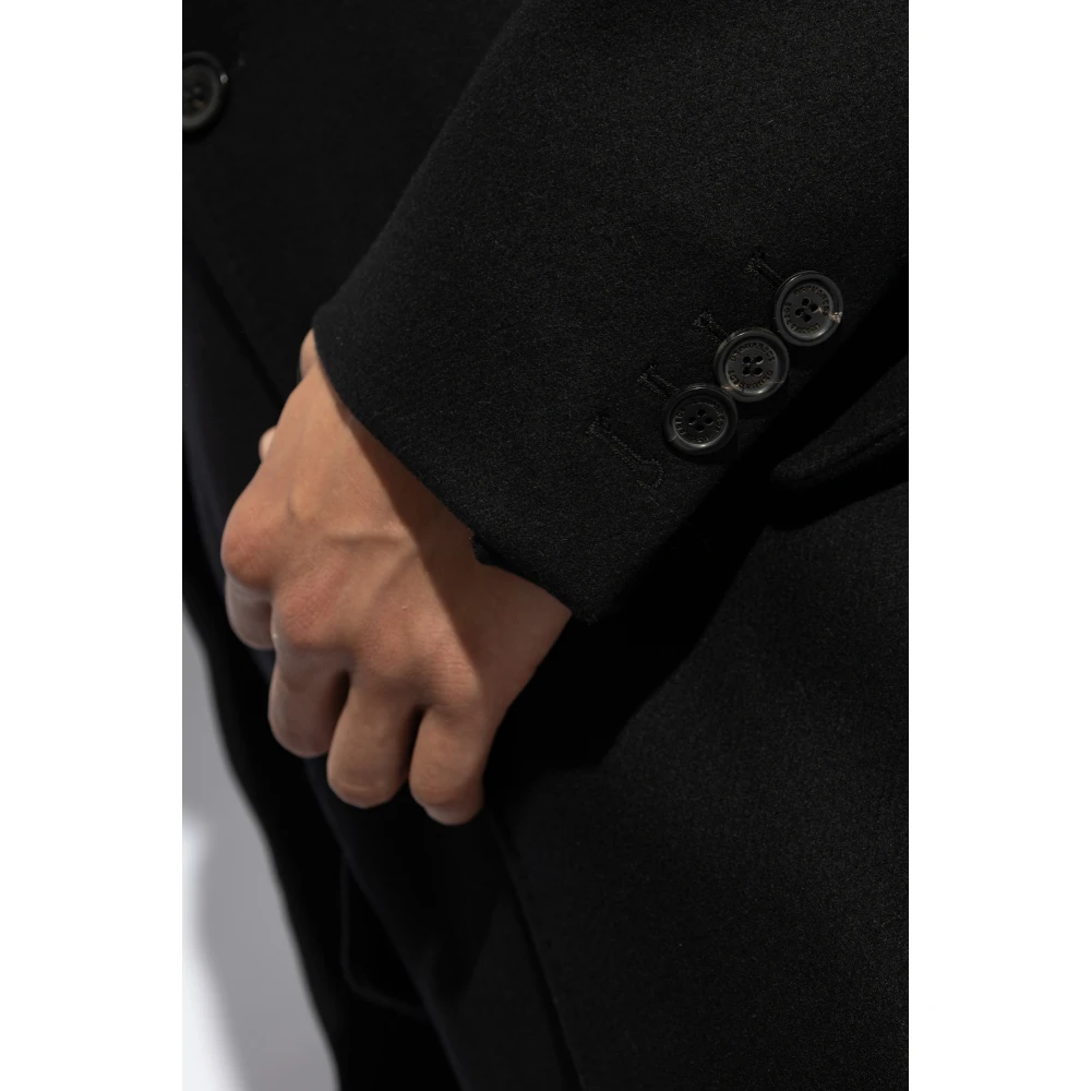 Dsquared2 Wollen jas Black Heren