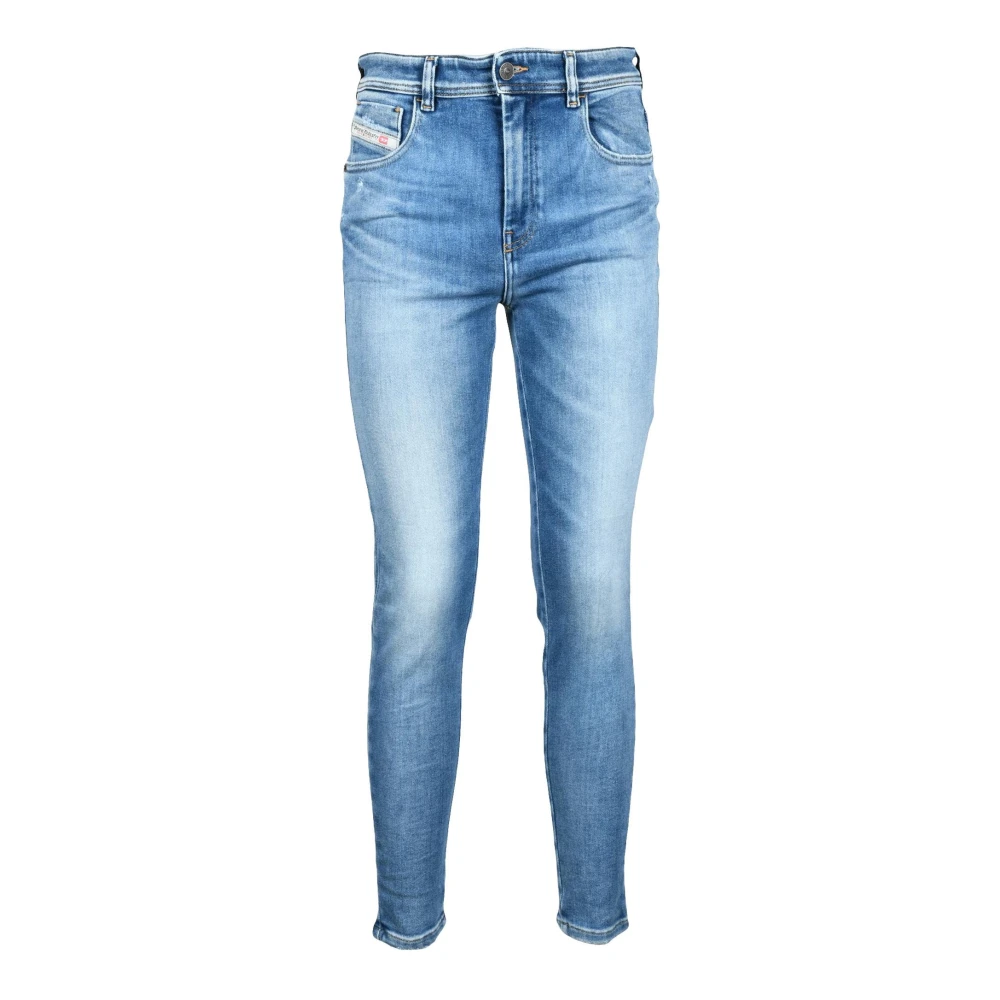 Diesel Katoenmix Stretch Jeans Blue Dames