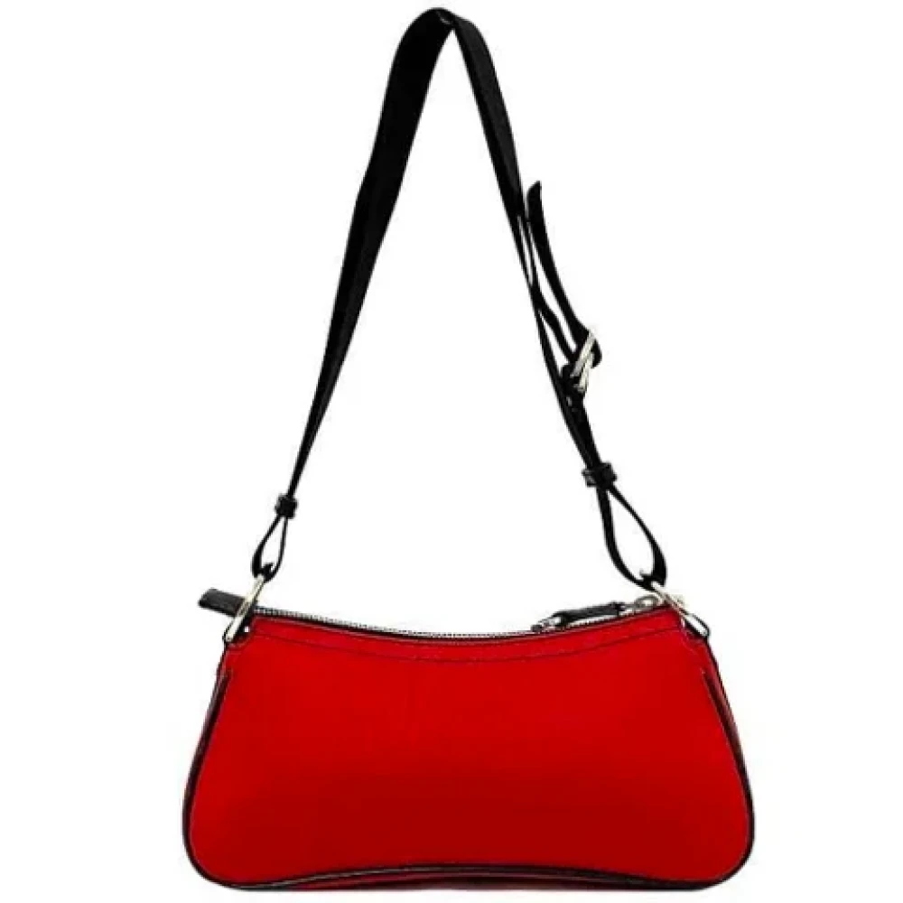 Dior Vintage Pre-owned Fabric dior-bags Red Dames