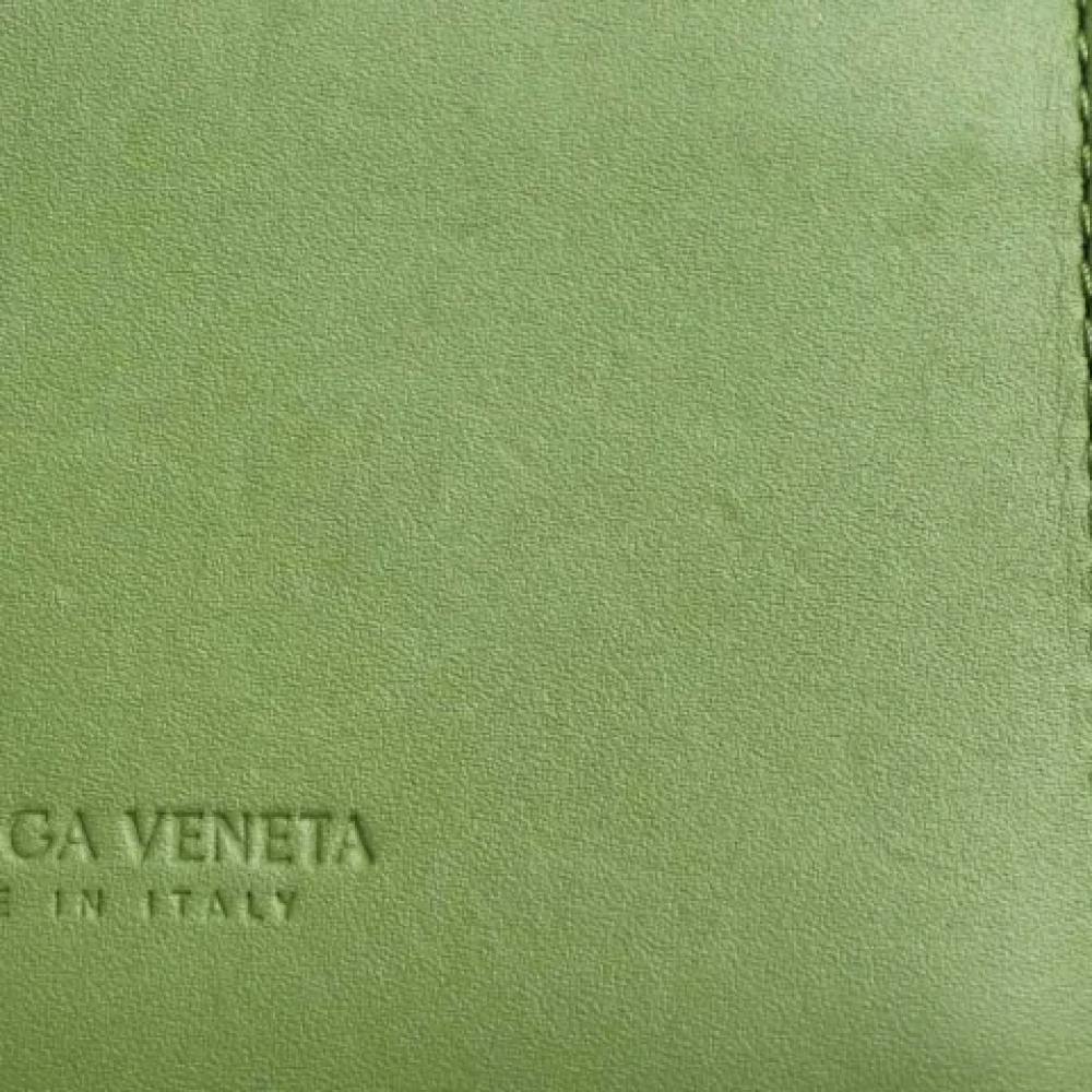 Bottega Veneta Vintage Pre-owned Leather wallets Green Heren