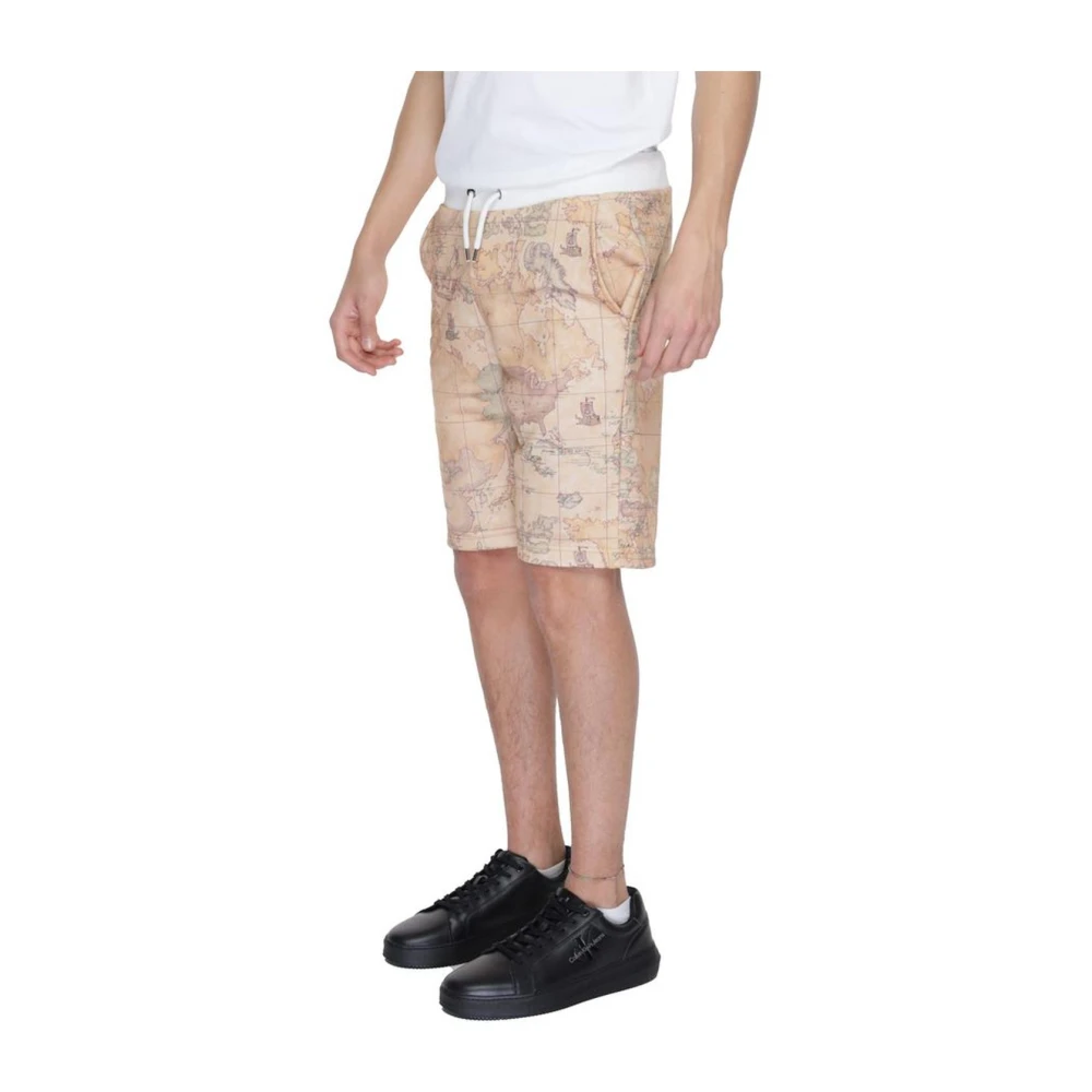Alviero Martini 1a Classe Beige Bermuda Shorts Lente Zomer Collectie Beige Heren