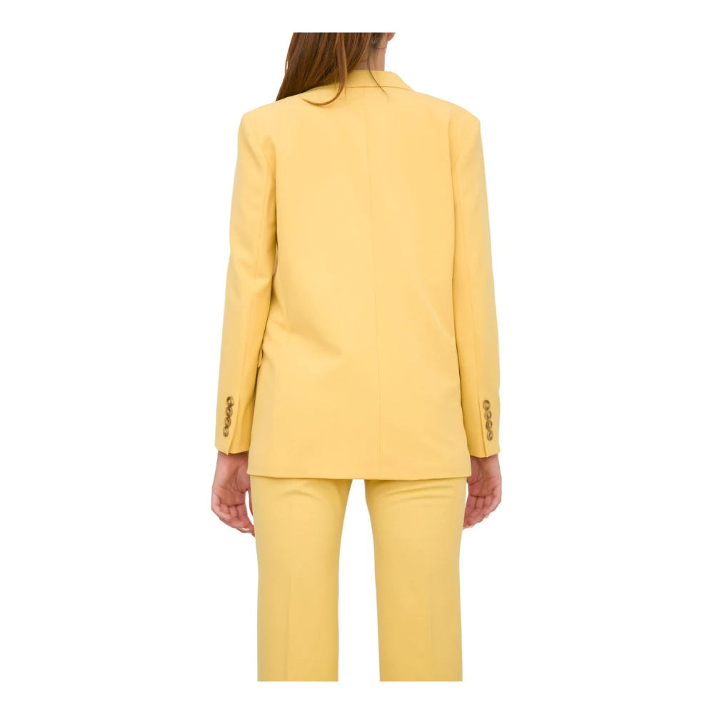Marella Stijlvolle Jas voor Vrouwen Yellow Dames