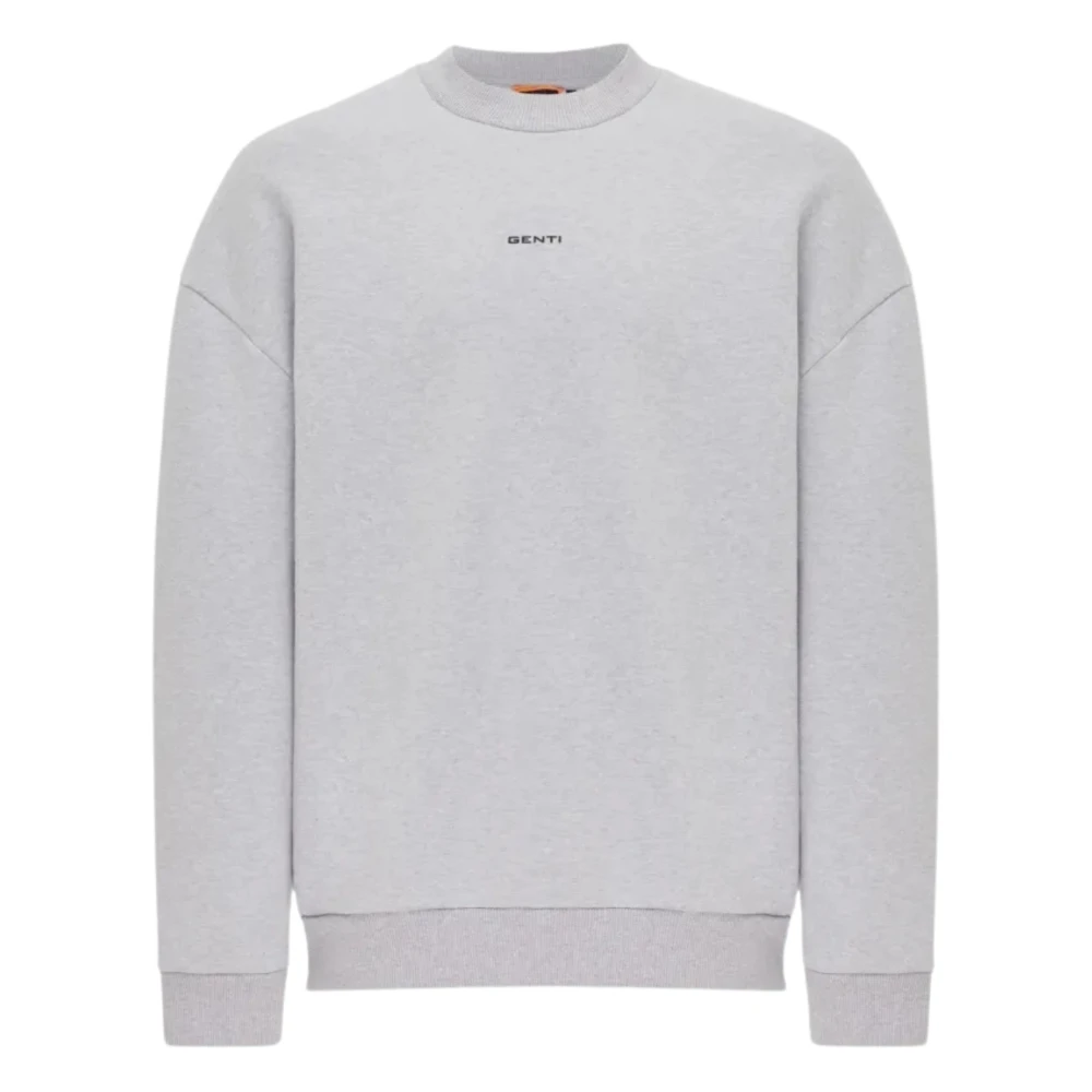 Genti Men's Gray J4103-1240 Jumper - Sweatshirts - Xl - Sweatshirts & Hoodies