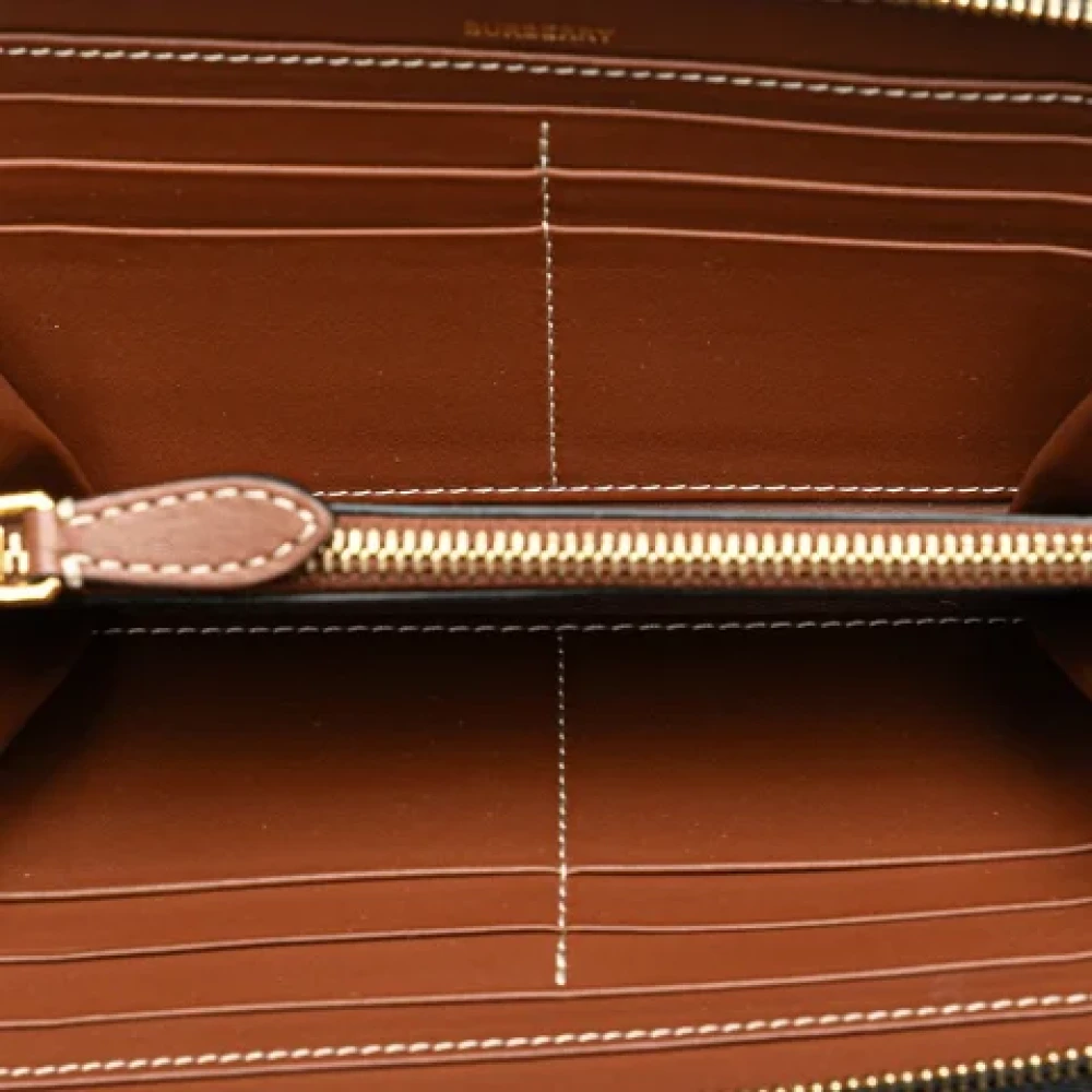 Burberry Vintage Pre-owned Canvas wallets Black Dames