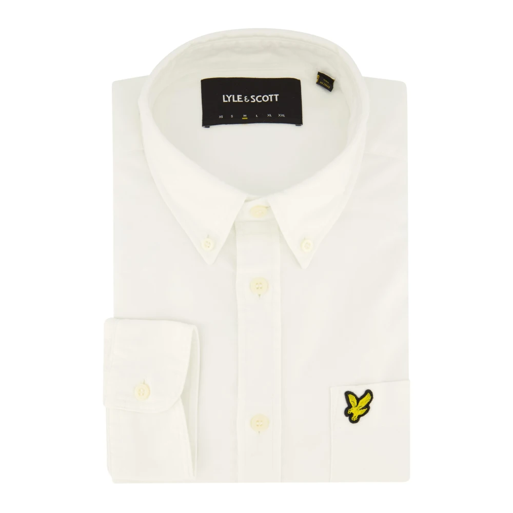 Lyle & Scott Casual Wit Overhemd White Heren