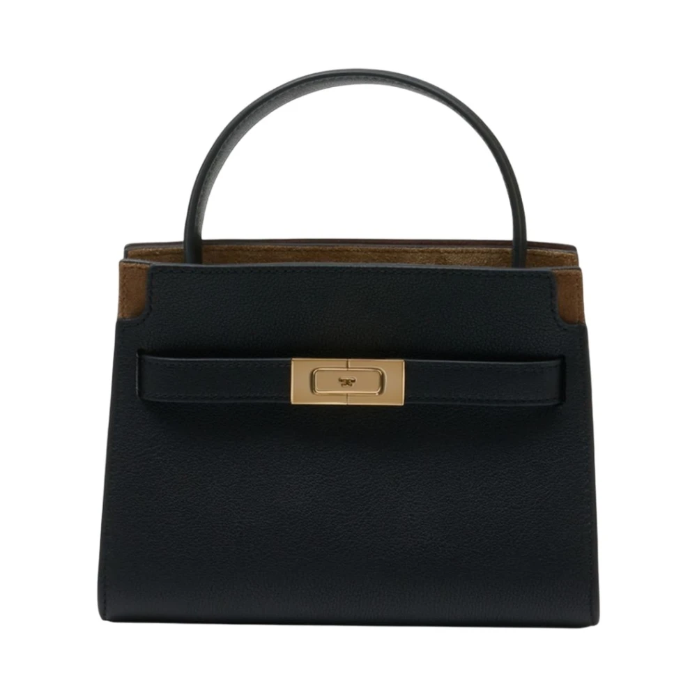 Tory Burch Women's Black Lee Radziwill Petite Double Bag - Handbags - One Size - Bags