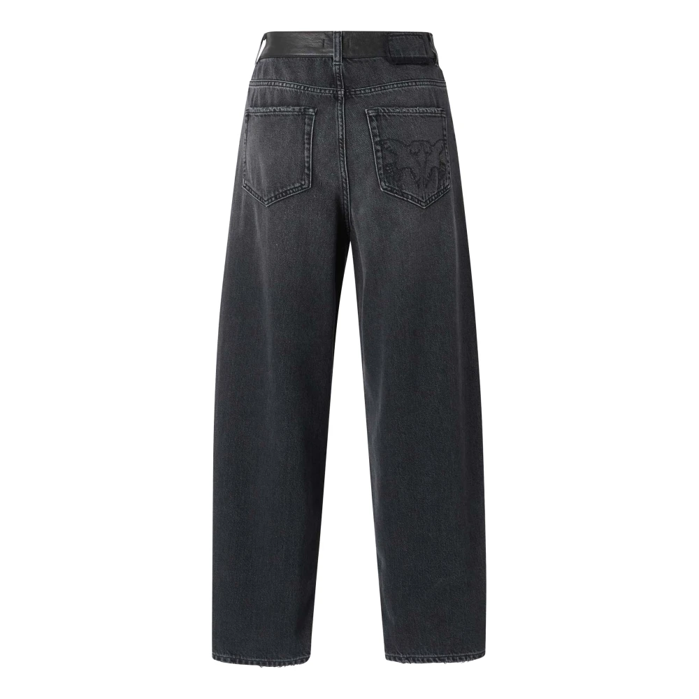 Pinko A3gwpj4 Jeans Baloon Dark Black - Immagine 5