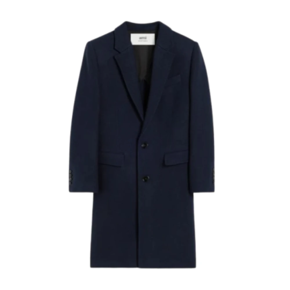 Coats > Single-Breasted Coats - - Ami Paris - Modalova