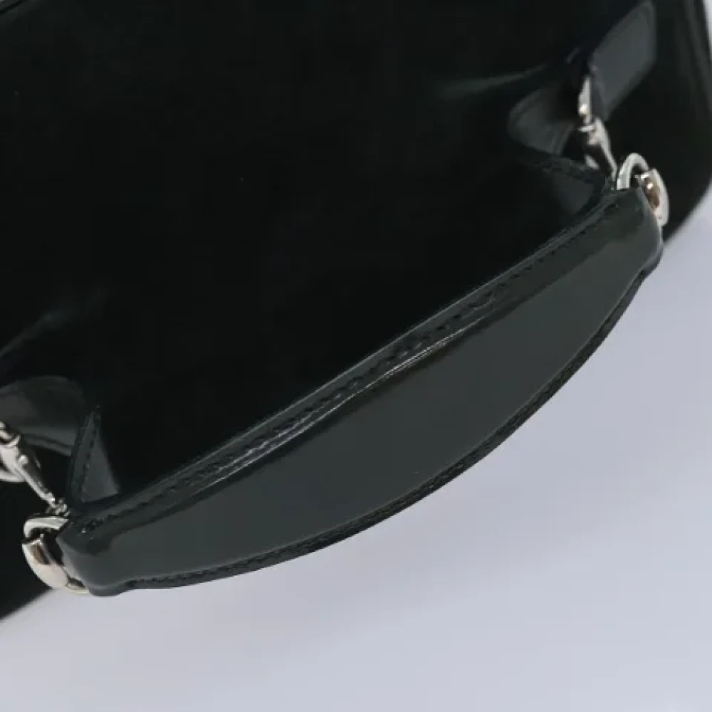 Gucci Vintage Pre-owned Suede gucci-bags Green Dames