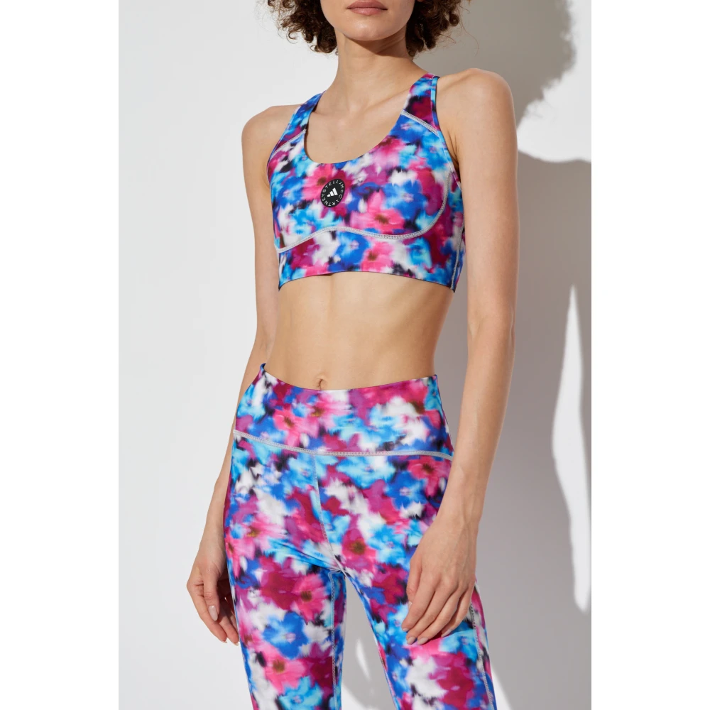 adidas by stella mccartney TruePurpose Printed Bra Multicolor Dames
