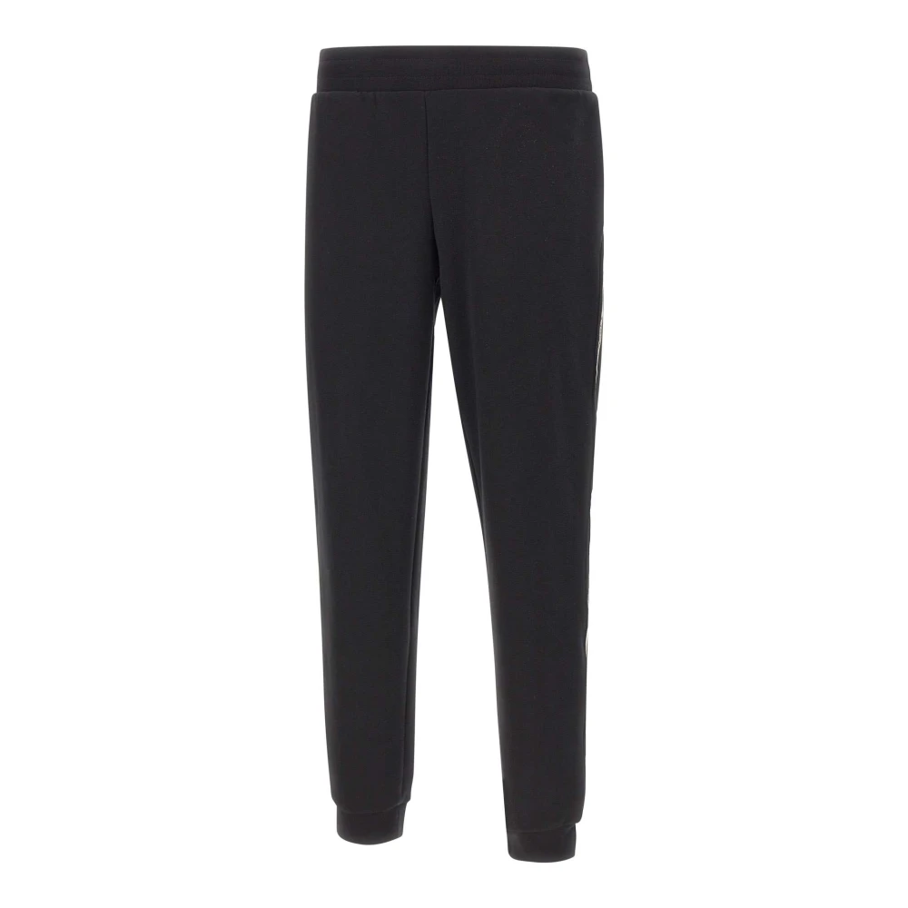 Emporio Armani Ea7 Men's Black Sweatpants, L, Logo Series Joggers