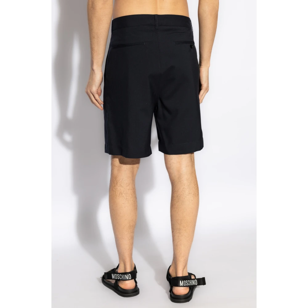 Marni Wollen shorts Blue Heren