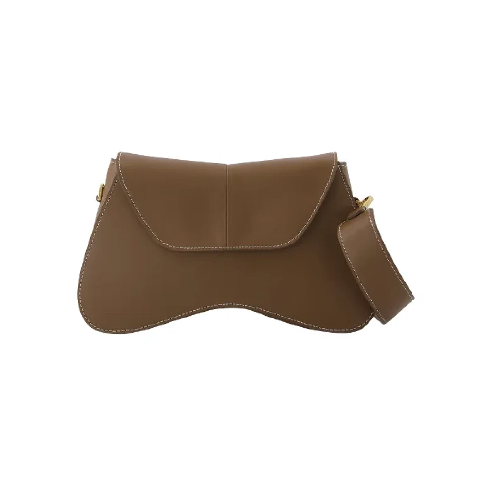 Elleme Leather shoulder-bags Brown Dames