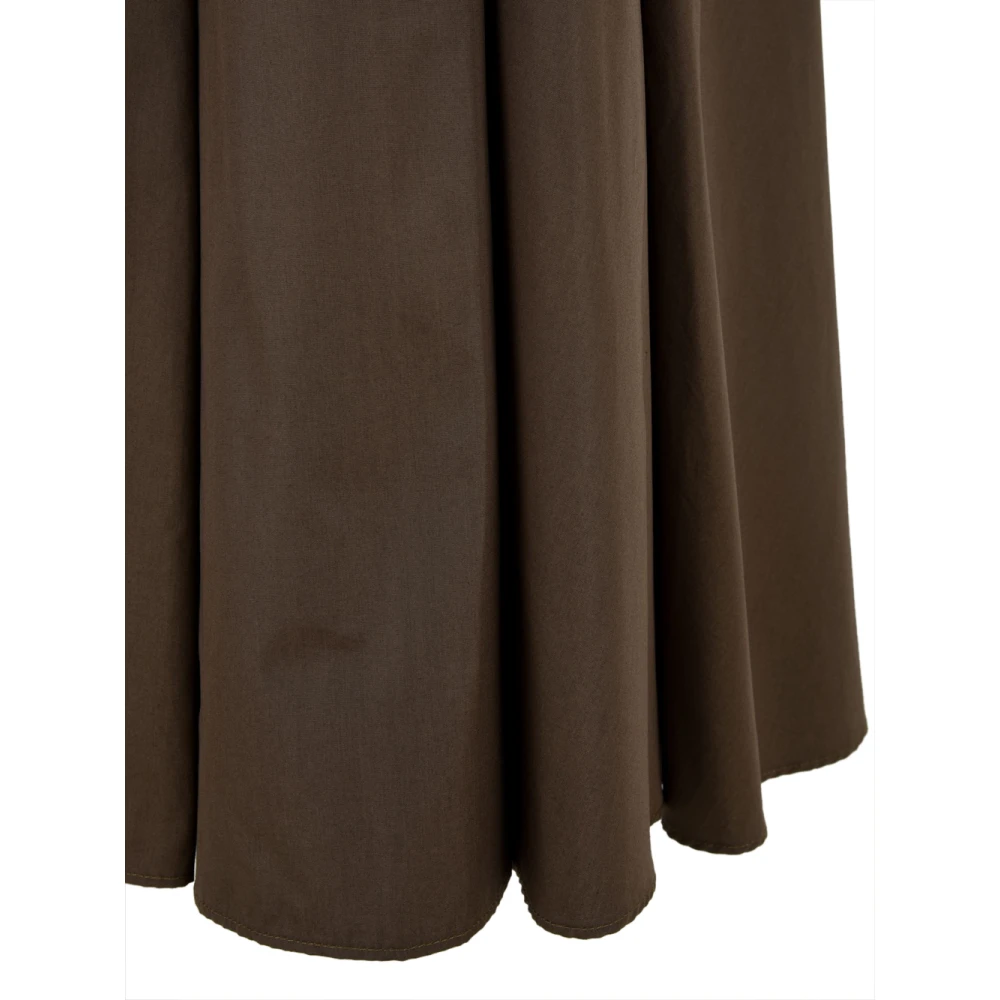 Aspesi Groene Jurk Model H612 D307 Brown Dames