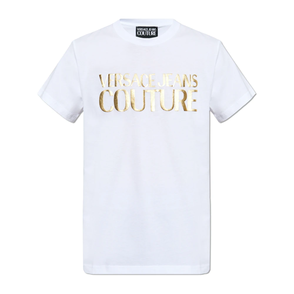 Versace Jeans Couture T-shirt met logo White Heren