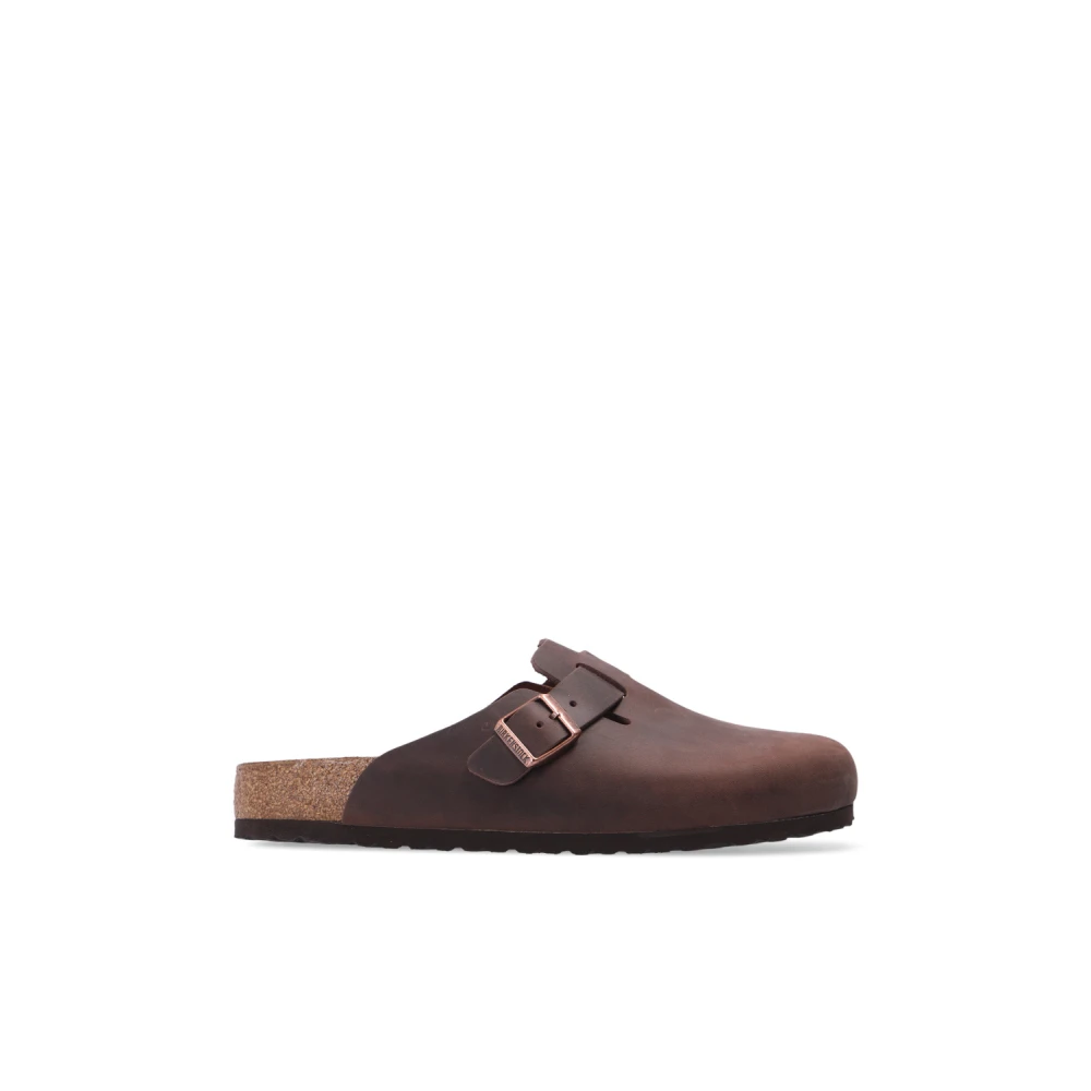 Birkenstock Boston Oiled Leather Mules - Slip Ons Brown Eu - 41 - Immagine 8