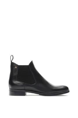 Dam svarta Chelsea boots