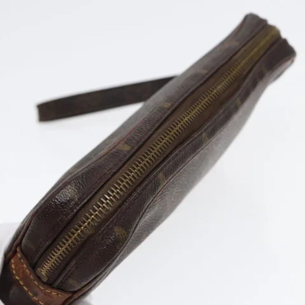 Louis Vuitton Vintage Pre-owned Canvas clutches Brown Dames
