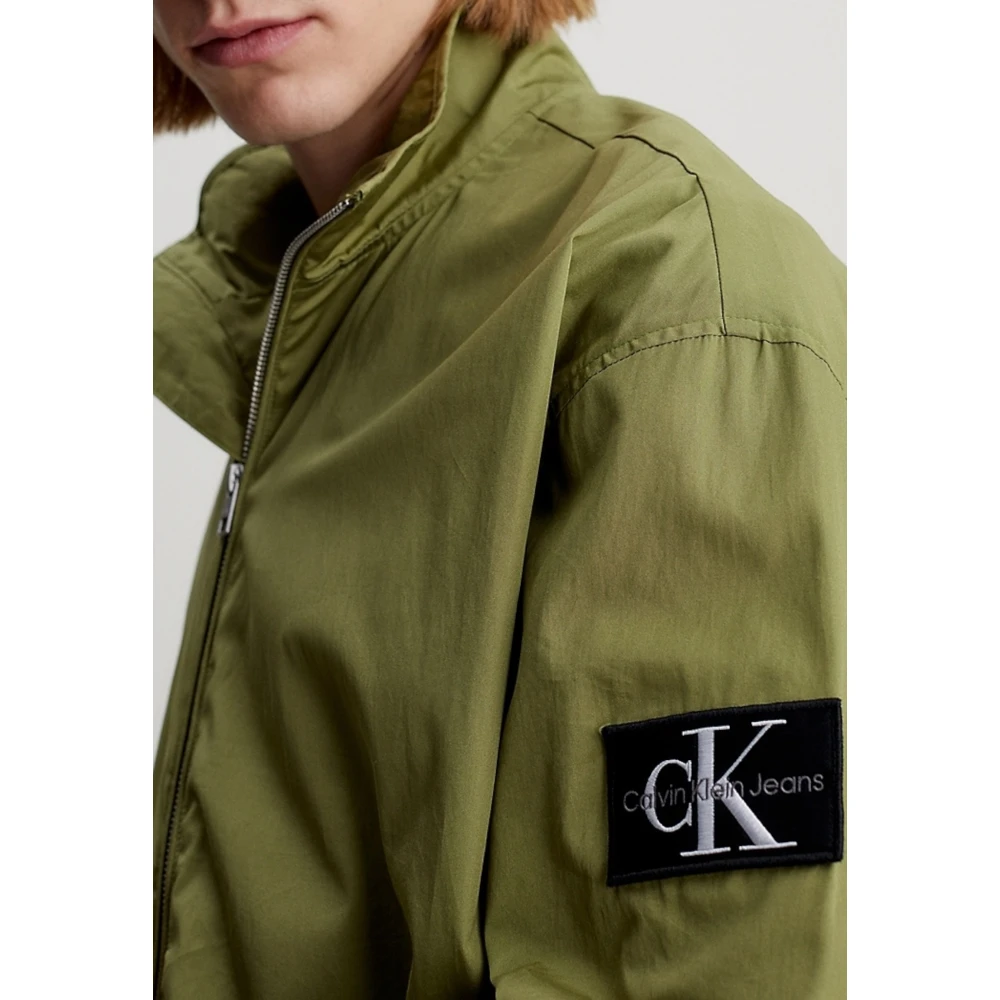Calvin Klein Jeans Donker Juniper Casual Utility Jas Green Heren