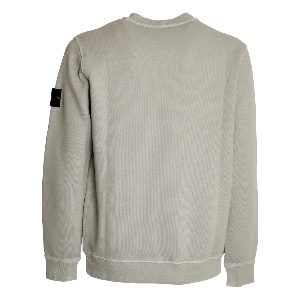 Stone Island Grijze Crewneck Sweater Aw24 Gray Heren
