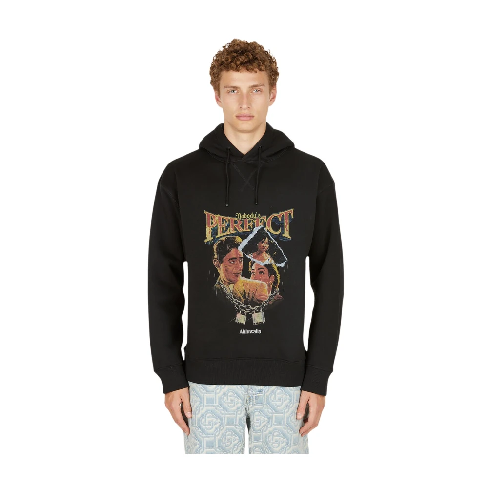 Ahluwalia Moderne Link Hoodie Black Heren