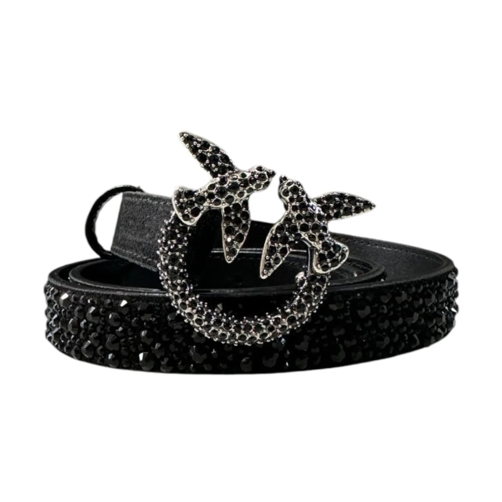 pinko Stijlvolle riem voor vrouwen Black Dames