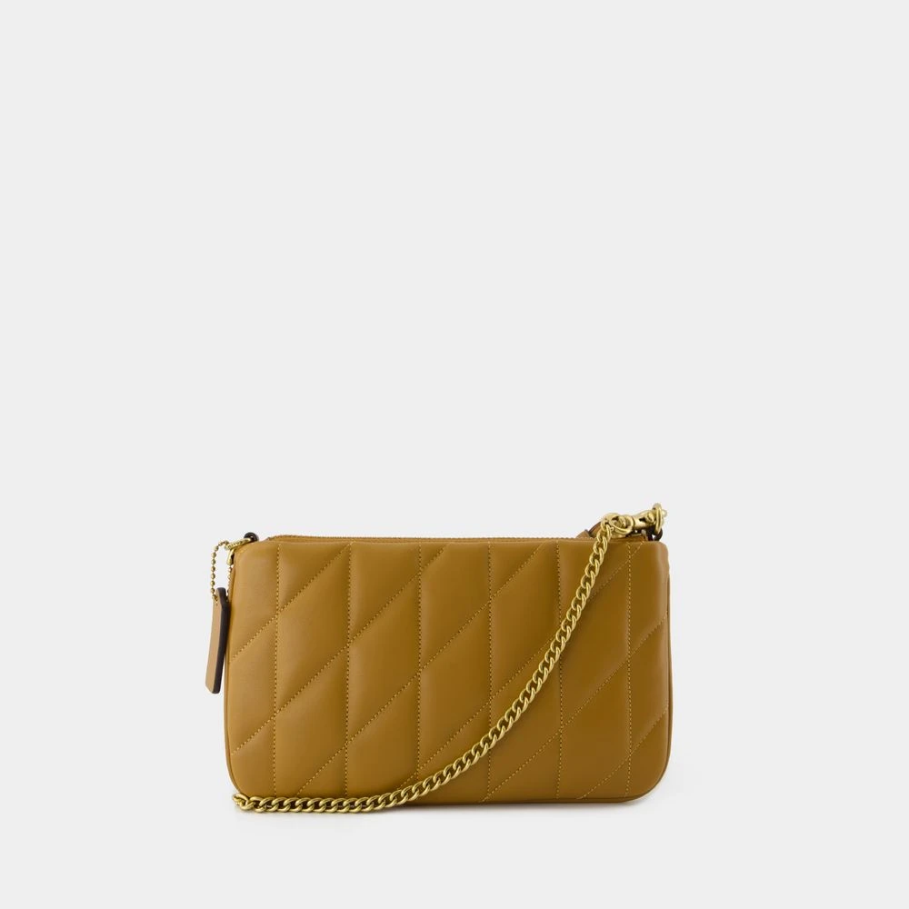 Coach Gewatteerde Leren Crossbody Tas Brown Dames