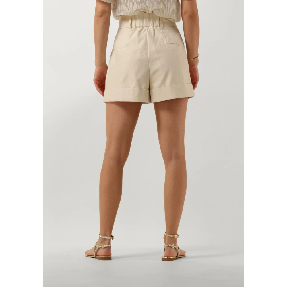 Josh V Leonie Shorts voor zomerse stijl Beige Dames