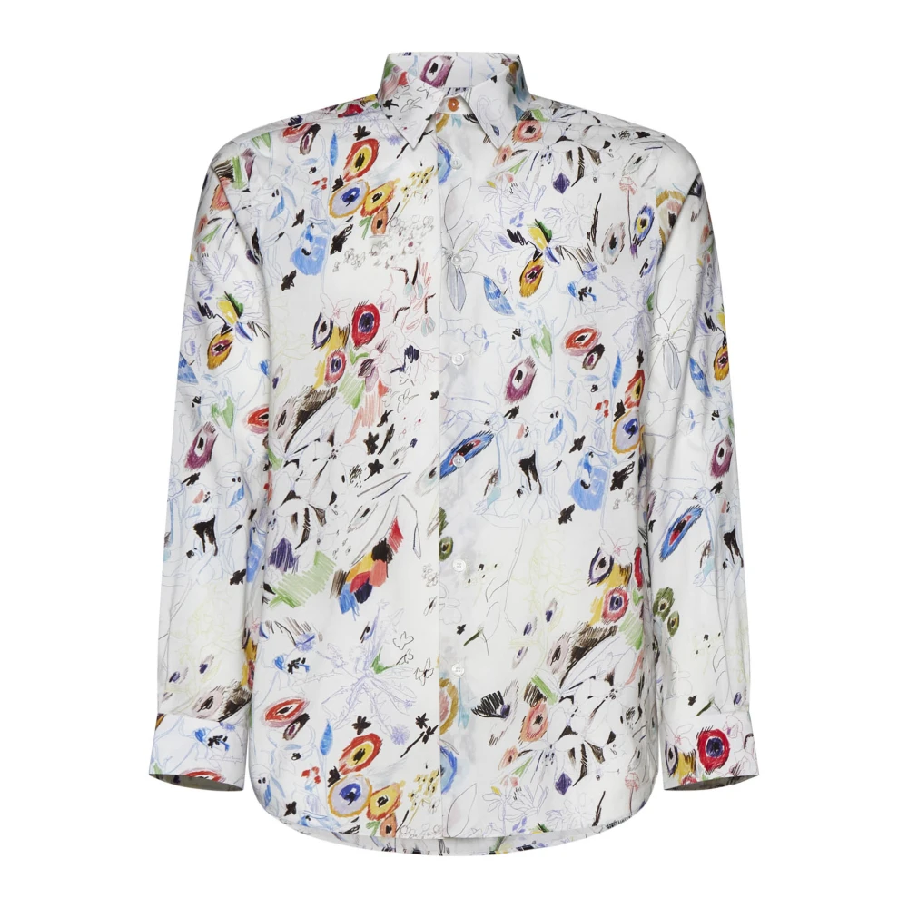 PS By Paul Smith Beige Shirt Collectie Multicolor Heren