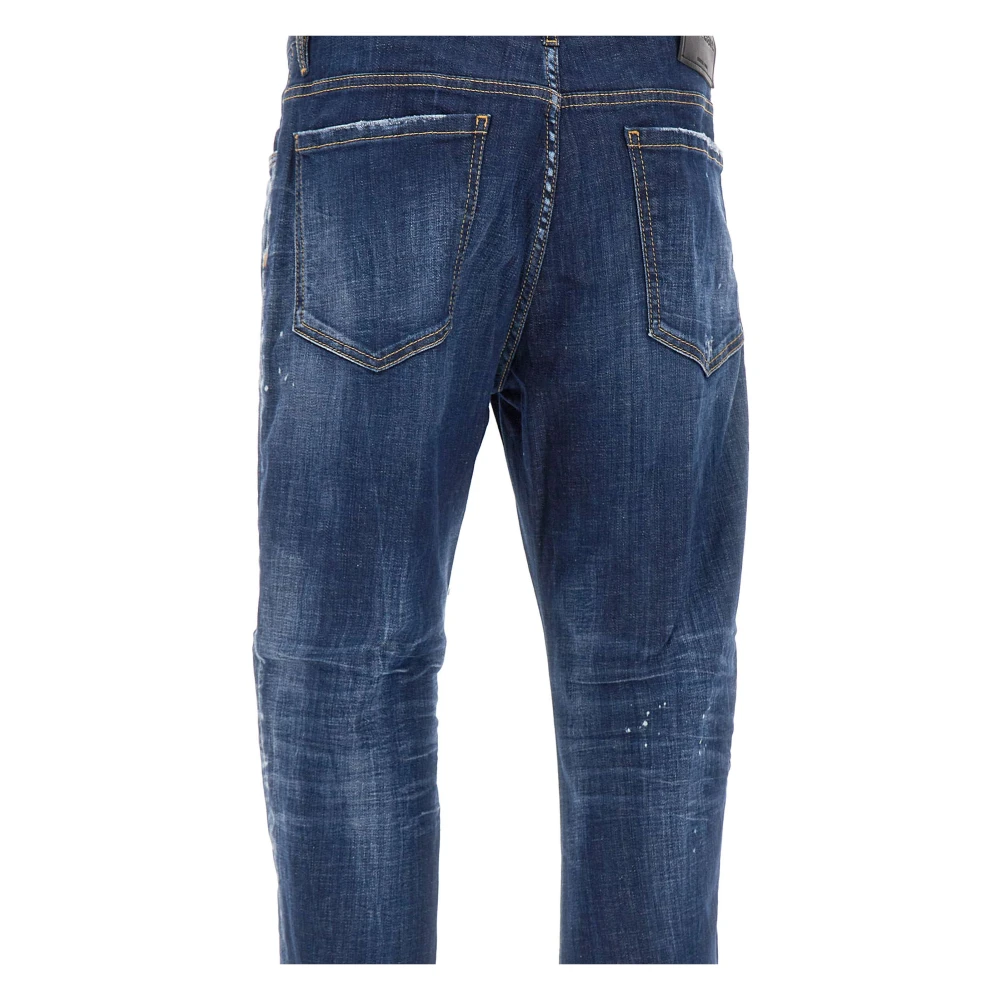 Dsquared2 Stijlvolle Jeans voor Mannen Blue Heren