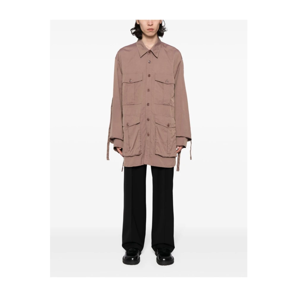 Dries Van Noten Stijlvolle Calbar Shirt voor Mannen Brown Dames